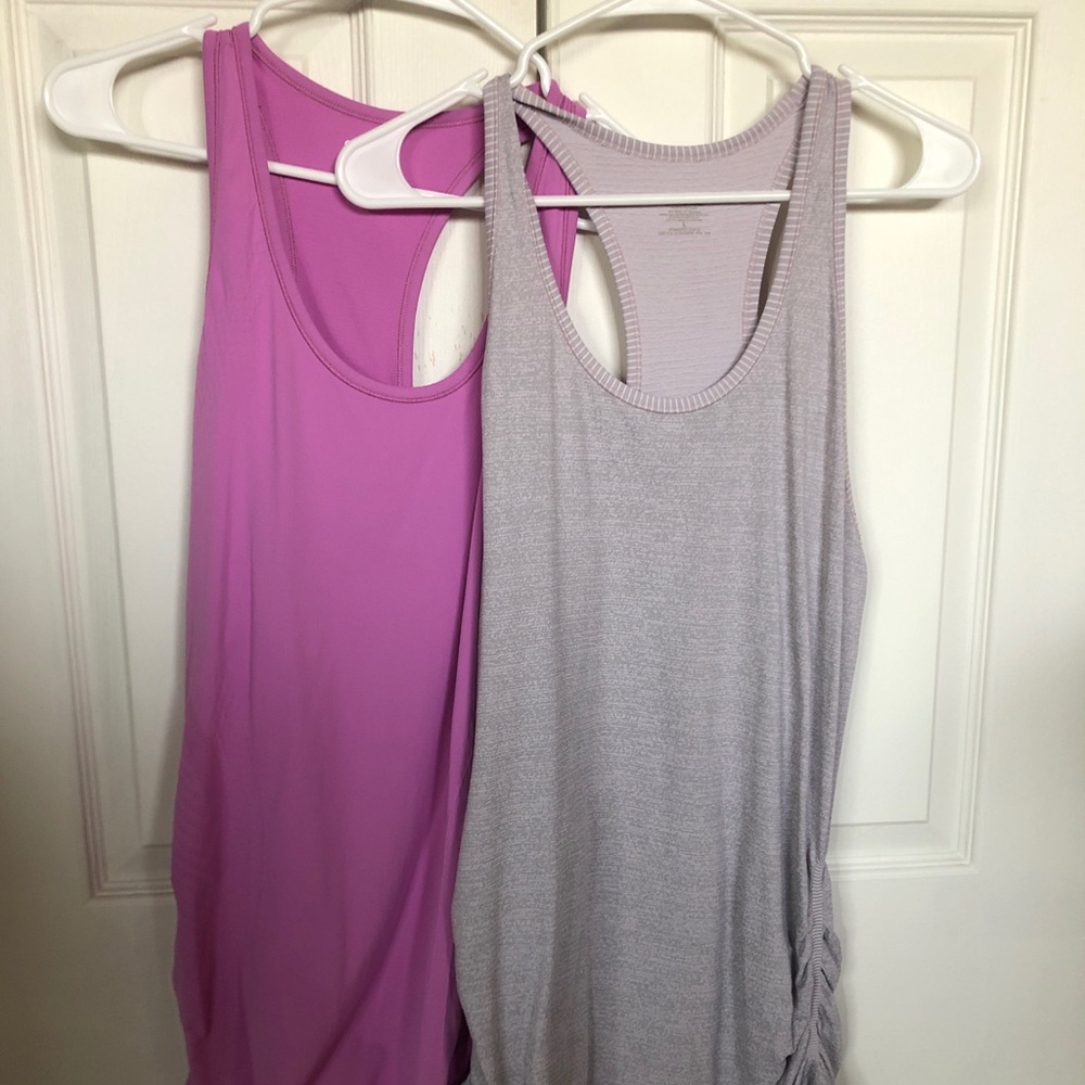 Athleta Speedlight tanks (2) size L